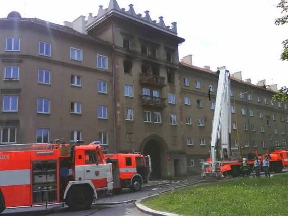 Požár bytu v Havířově - Fotogalerie - Požár bytu v Havířově (1/3)