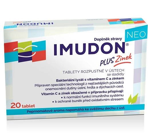 Imudon Neo + Zinek 20 tablet