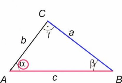 Kalkulátor stran a úhlů trojúhelníku