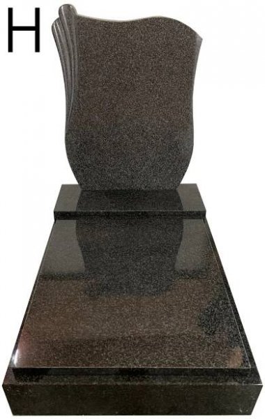 Urnový hrob Impala Tvar H 100x100 cm | Trade Granit, s.r.o.
