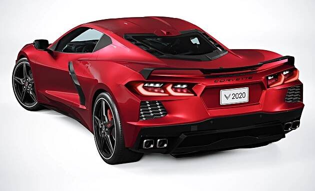 3D model 2020 Chevrolet Corvette C8 Stingray