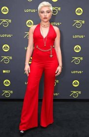 Florence Pugh attends the launch of Lotus London