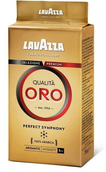 Lavazza Qualita Oro mletá 250g vakuum - - Megaknihy.cz