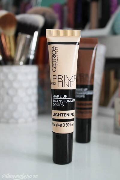 Catrice Prime and Fine kapky pro ztmavení nebo zesvětlení makeupu | ILoveMakeUp