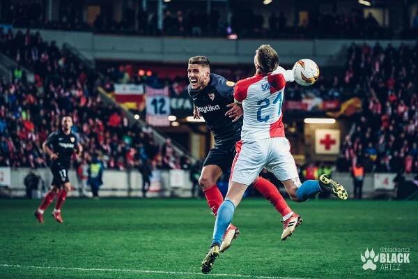 SK Slavia Praha x Sevilla FC 4:3 (Eden) / fotogalerie blackart.cz