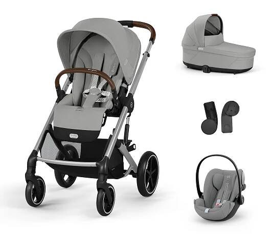 CYBEX Kombinovaný kočík BALIOS S LUX SET S - Stone Grey