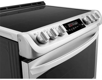 LG 6.3 Cu. Ft. Slide-In Electric Induction True Convection Range with ...