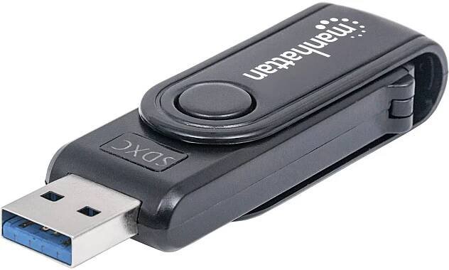 Manhattan Mini Multi-Card Reader/Writer USB 3.0 externer Card Reader/Writer 24-in-1 externí čtečka paměťových karet USB