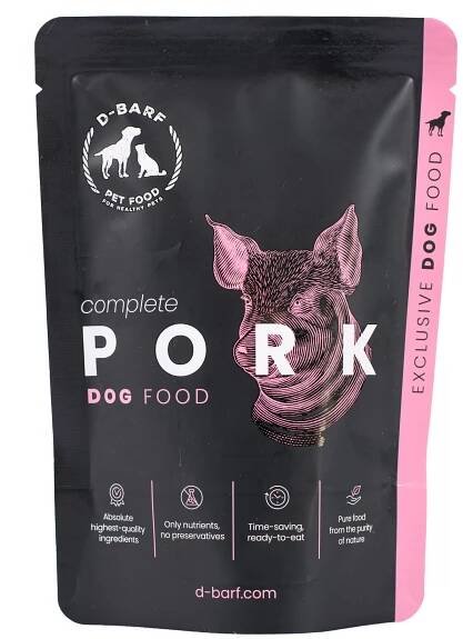 D-Barf Vepřová kompletka krmivo pro psy 150 g
