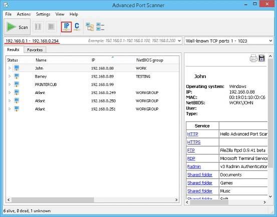 Advanced Port Scanner – free and fast port scanner 