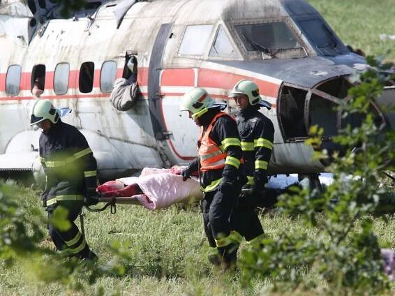 Na pomezí Ústecka a Teplicka spadlo a hořelo letadlo. V rámci cvičení