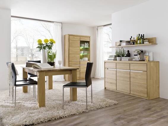 Nábytek do obývacího pokoje a jídelny FIRENZE "dining room"_ divoký dub