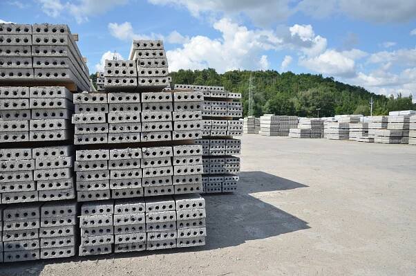 Betonové stropní desky PZD 29/9 vylehčené