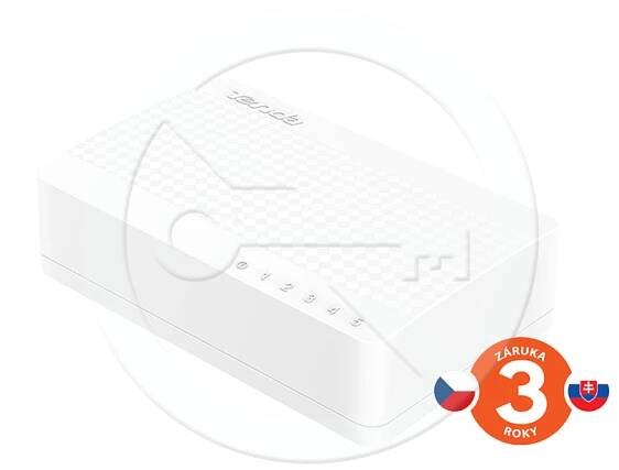 Produkt Tenda S105 5-Port Mini Eco Fast Ethernet Switch, 10/100 Mb/s, Desktop - Tenda - Switche | Intelek