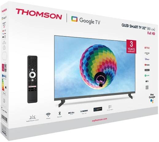 Thomson Google TV 32" QLED XS | 32" | 32QG4S14