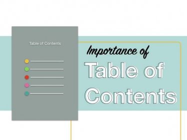 Importance of Table of Contents for Dissertation - ThePhDHub