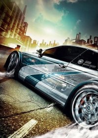 Need for Speed ​​Most Wanted,nebe,Video Game Art,displeje na výšku,odraz,Drift auta