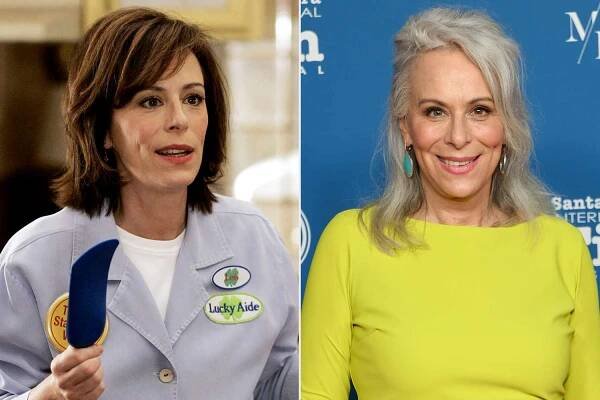 Jane Kaczmarek in 'Malcolm in the Middle' ; Jane Kaczmarek attends the 39th Annual Santa Barbara International Film Festival on February 15, 2024 in Santa Barbara, California.