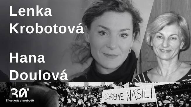 Hana Doulová a Lenka Krobotová: Je úžasné, kolik mladých lidí dnes chodí na demonstrace