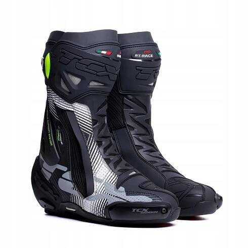 Moto boty TCX RT-Race Pro Air Černo/Bílo/Šedé 45