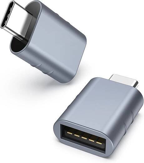 Syntech adaptér USB-C na USB, 2 adaptéry USB-C samec na USB 3, kompatibilní s iPhone 16 Pro Max
