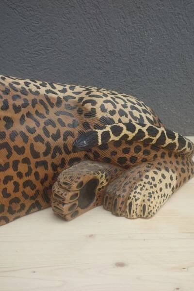 LEOPARD drevo dekorácia (7)