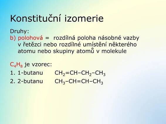 PPT - Typy vzorců, stavba molekul a izomerie v organické chemii PaedDr. Ivana Töpferová PowerPoint Presentation - ID:6989840