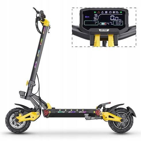 Pojazd Elektryczny iEnyrid ES60 2x1200W 23ah 70 km Vyjímatelná baterie Brzda kotoučová