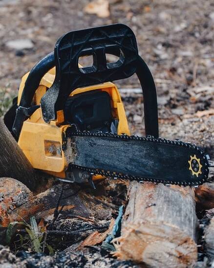 Used chainsaw onsite