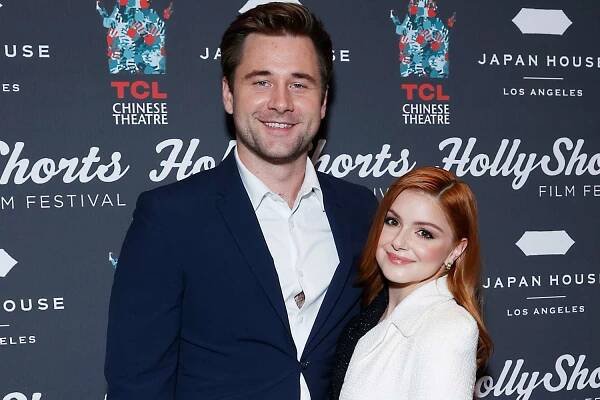 Luke Benward and Ariel Winter arrive to the 17th Annual HollyShorts opening night celebration held at Hollywood & Highland Complex on September 23, 2021 in Hollywood, California.