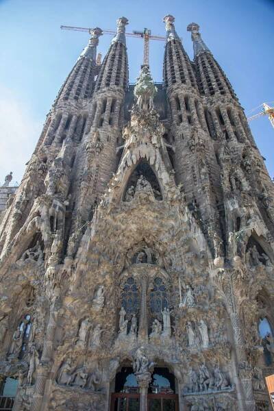 The Sagrada Familia, is a large Roman Catholic church in Barcelona, Cataloni, Spain, designed by Catalan architect Antoni Gaudi.