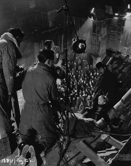 John Howard Davies, Robert Newton - Oliver Twist - Z natáčení
