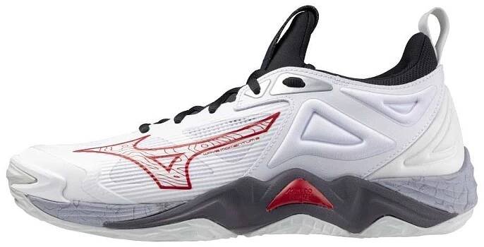 MIZUNO WAVE MOMENTUM 3 / White/Salsa/Black / 38.0/5.0