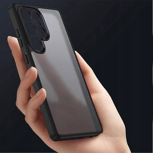 Samsung S25 Ultra, pancéřové pouzdro černý mat kryt obal MATNÉ mat18 | Aukro