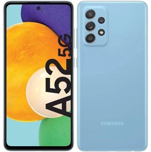 Mobilní telefon Samsung Galaxy A52 5G - ZÁNOVNÍ - 12 měsíců záruka (SM-A526BZBDEUE) modrý