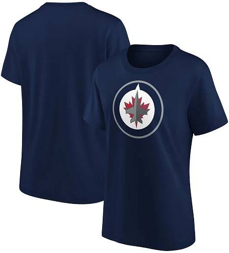 Winnipeg Jets Primary Logo Graphic T-Shirt - Womens, , rebel_hi-res