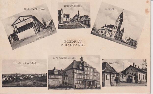 Radvanice Ostrava - Pohlednice místopis