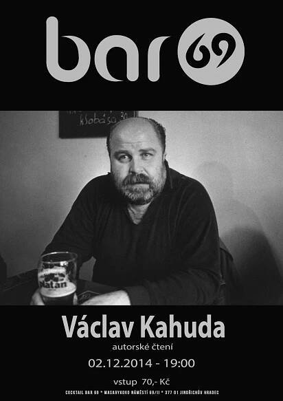 Václav Kahuda – autorské čtení - Coctail Bar 69