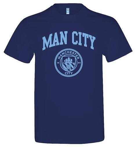 Tričko MANCHESTER CITY Crest navy - Fan-shop.cz
