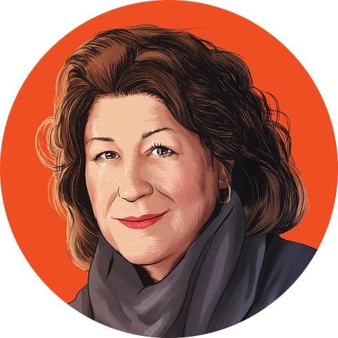 Margo Martindale headshot illustration