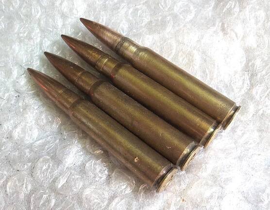 Náboje Mauser K98 7,92x57 válečná výroba pro jednotky "SS"
