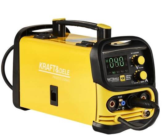Kraft&Dele Invertorová svářečka IGBT - PLYN / BEZ PLYNU / MIG / MMA / TIG 350A KD1882