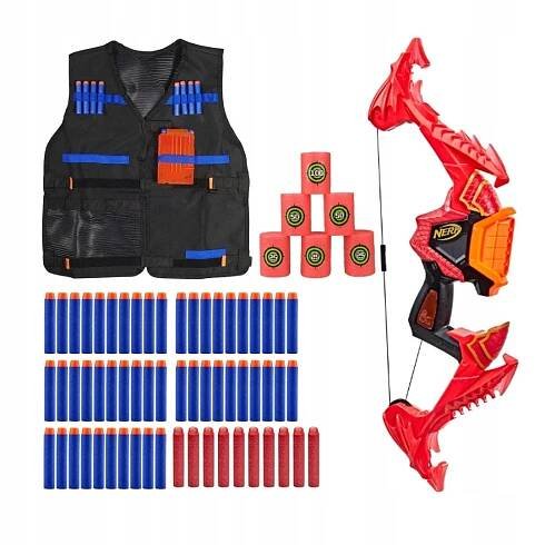 NERF OBLOUK SKYBLAZE F0809 + 50 ŠÍPŮ + VESTA +CELE