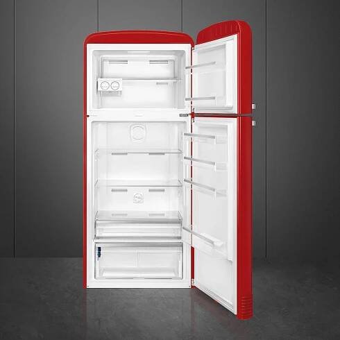 Smeg Kombinovaná chladnička s mrazničkou FAB50RRD5 červená - Elettromec 