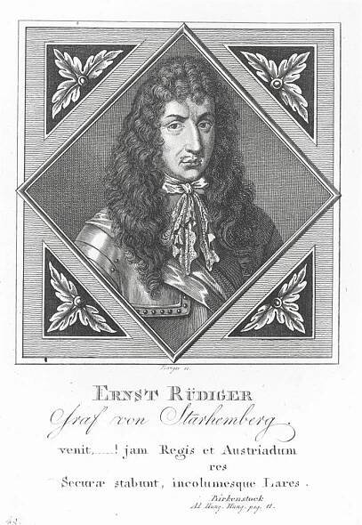 Ernst Rüdiger von Starhemberg, mědiryt, (1820)