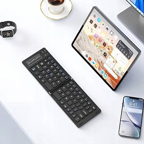 Skládací mini bezdrátová Bluetooth klávesnice pro tablet a telefon USB-C Výrobce Zenwire
