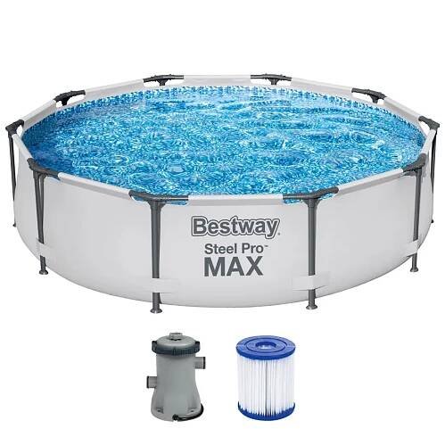 BESTWAY Steel Pro Max Bazén 305 x 76 cm, kartušová filtrace 56408