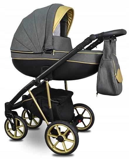 DĚTSKÝ KOČÁREK FABERO GOLD 2V1 + ADAPTÉRY PRO MAXI COSI CYBEX Aton I-SIZE Kód výrobce Wózek Dziecięcy Fabero