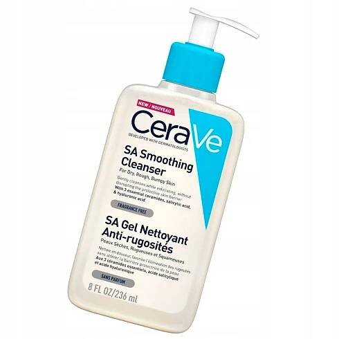 Gel na mytí CeraVe SA Smoothing Cleanser vyhlazující 236 ml Stav balení originální