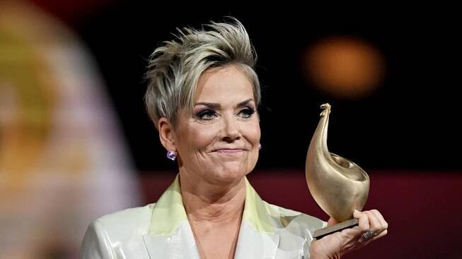 Sängerin und Moderatorin Inka Bause bei der Verleihung der Goldenen Henne im vergangenen Jahr. 